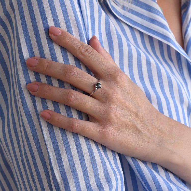 Goldring mit Salt and Pepper Diamant und Lab Grown Diamanten Felice 68086