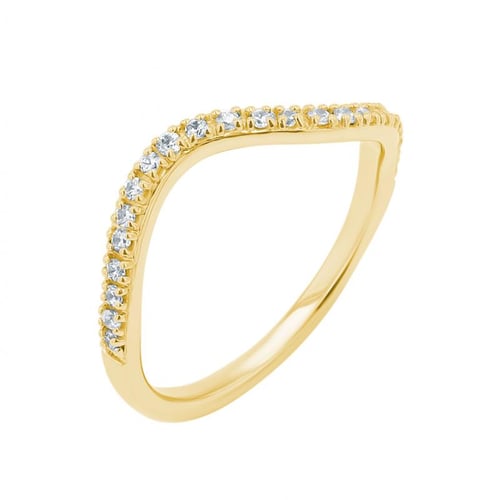 Atypischer Ring mit Diamanten Luana