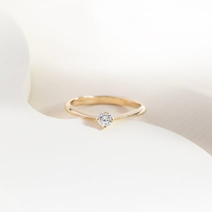 Verlobungsring mit Moissanit Sevati