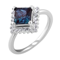 Ring mit Alexandrit und Lab Grown Diamanten Guerra