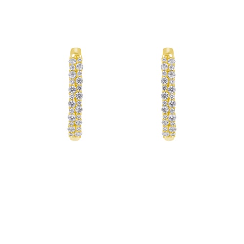 Runde Ohrringe mit Lab Grown Diamanten Nicholls