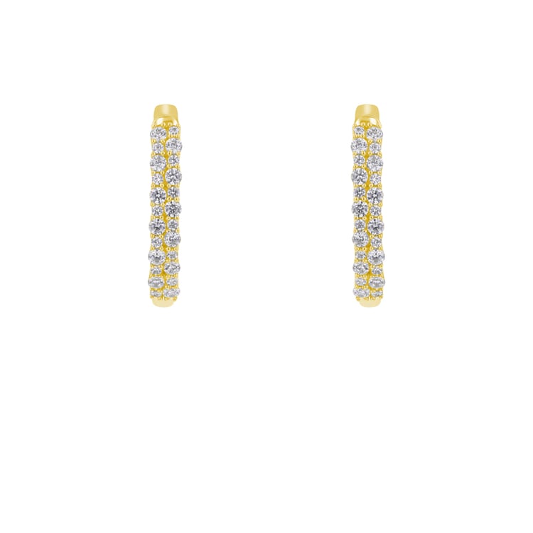 Runde Ohrringe mit Lab Grown Diamanten Nicholls 111047