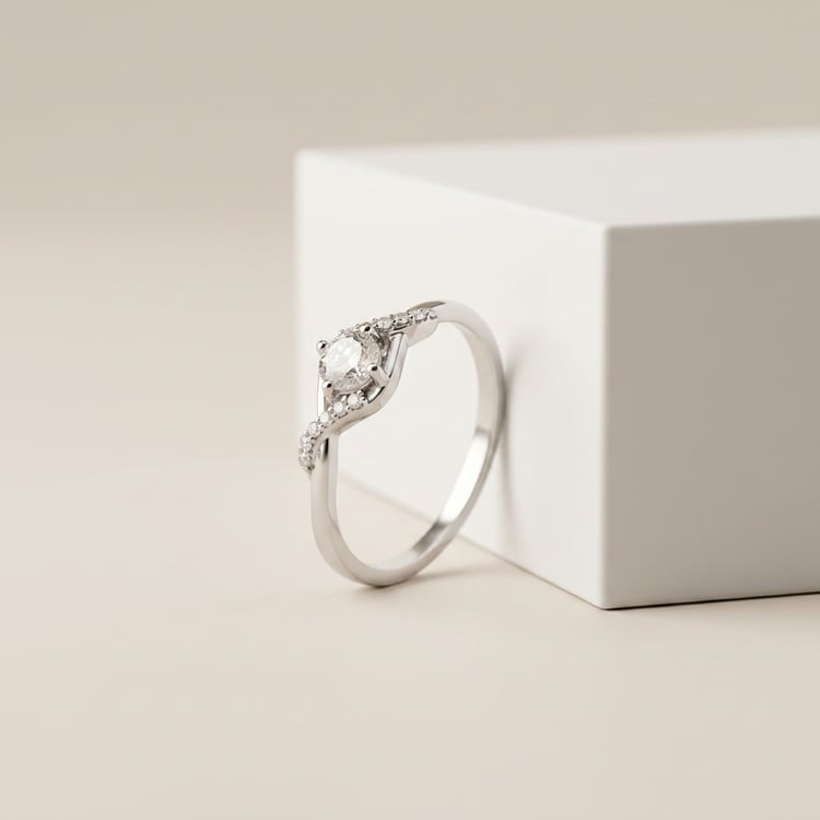 Verlobungsring mit seitlichen Diamanten Ophir 169108