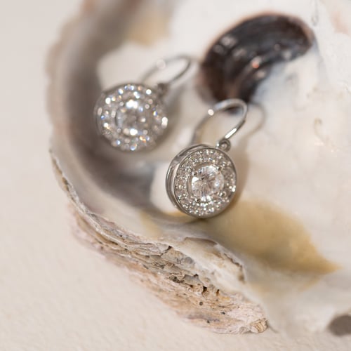Schmuckset mit Moissaniten und Diamanten Camille