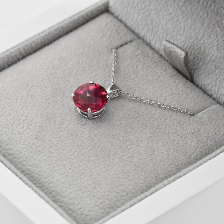 Rubin Halskette in Eppi-Geschenkbox 42276