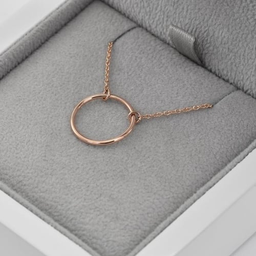 Minimalistisches Armband aus Gold Karma