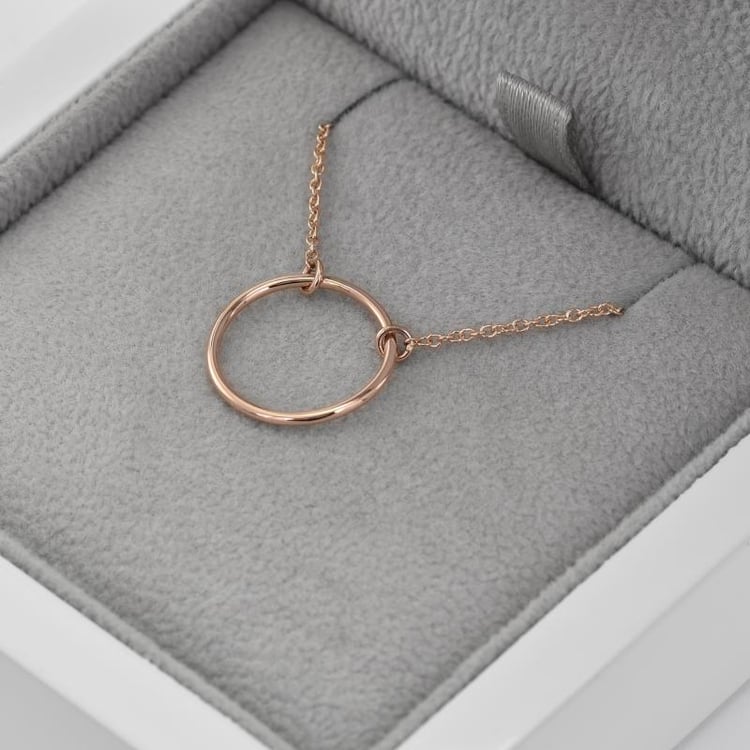 Minimalistisches Armband aus Gold Karma 44767