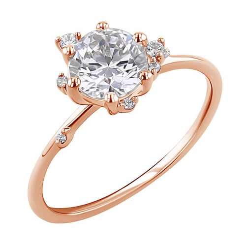 Cluster Verlobungsring mit Lab Grown Diamanten Kalia