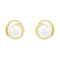 Perlenohrringe in Silber Lucas