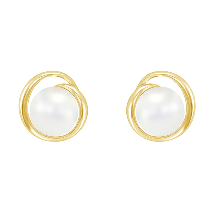 Perlenohrringe in Silber 