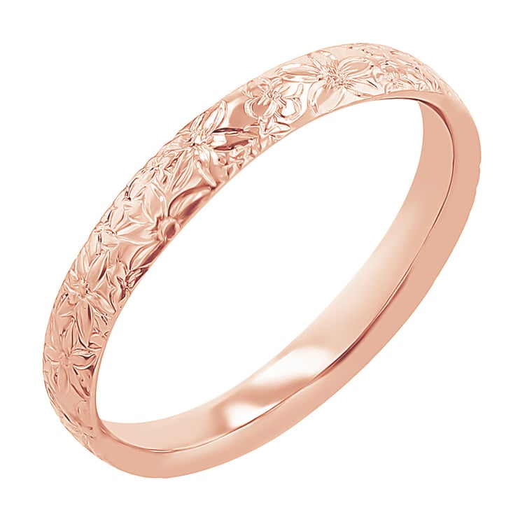 Eheringe mit Blumengravur Willis 117262