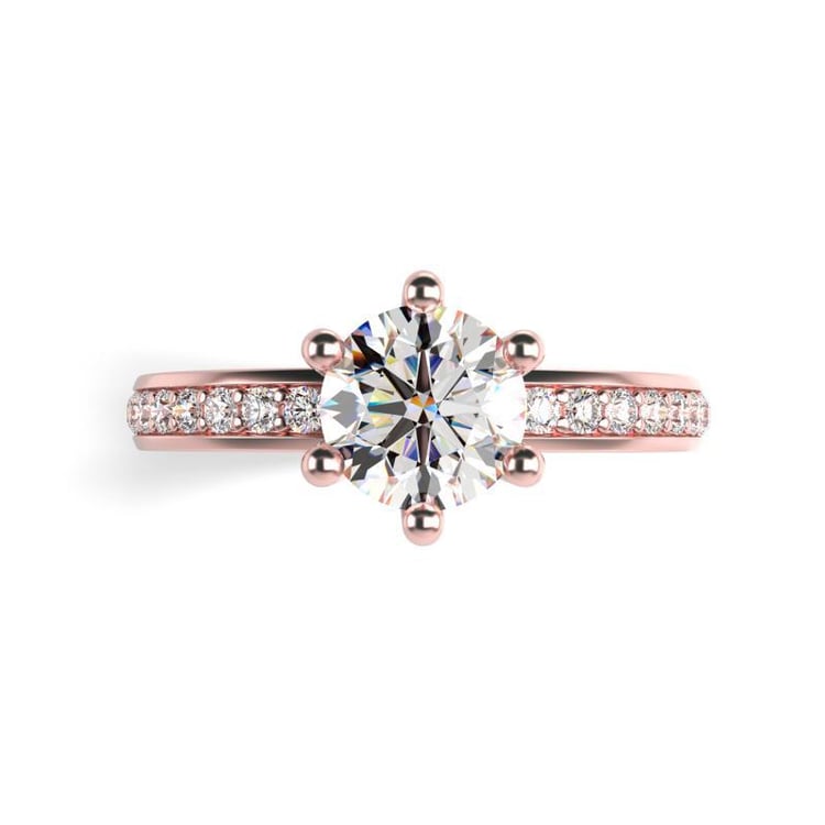 Ring aus Rosegold 16008