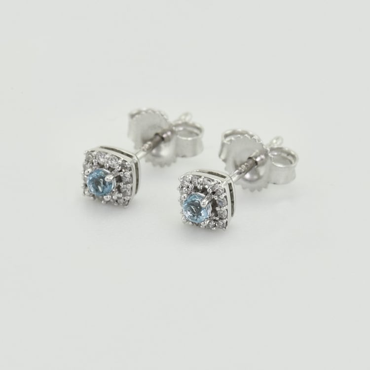 Aquamarinohrringe 41811