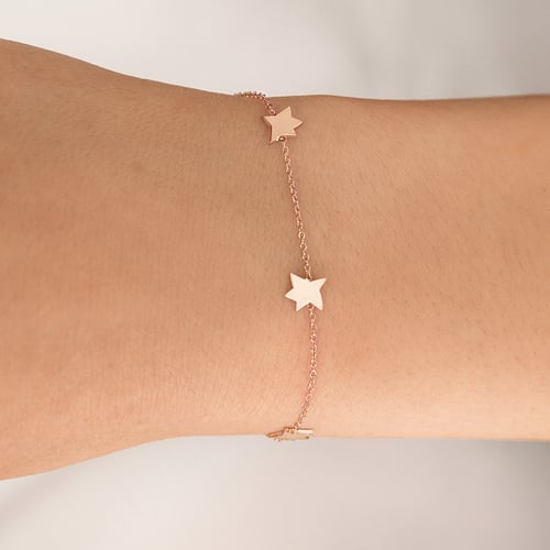 Silbernes Armband mit Sternen Der Kleine Prinz