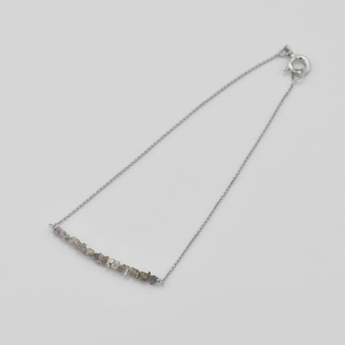 Armband aus Gold mit rosa ungeschliffenen Diamanten Benaty