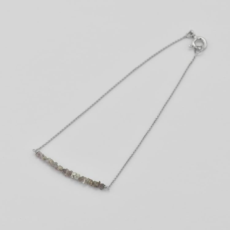 Armband aus Gold mit rosa ungeschliffenen Diamanten Benaty 39134