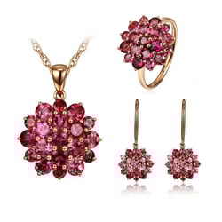 Goldene Schmuckkollektion mit Turmalin Darcy