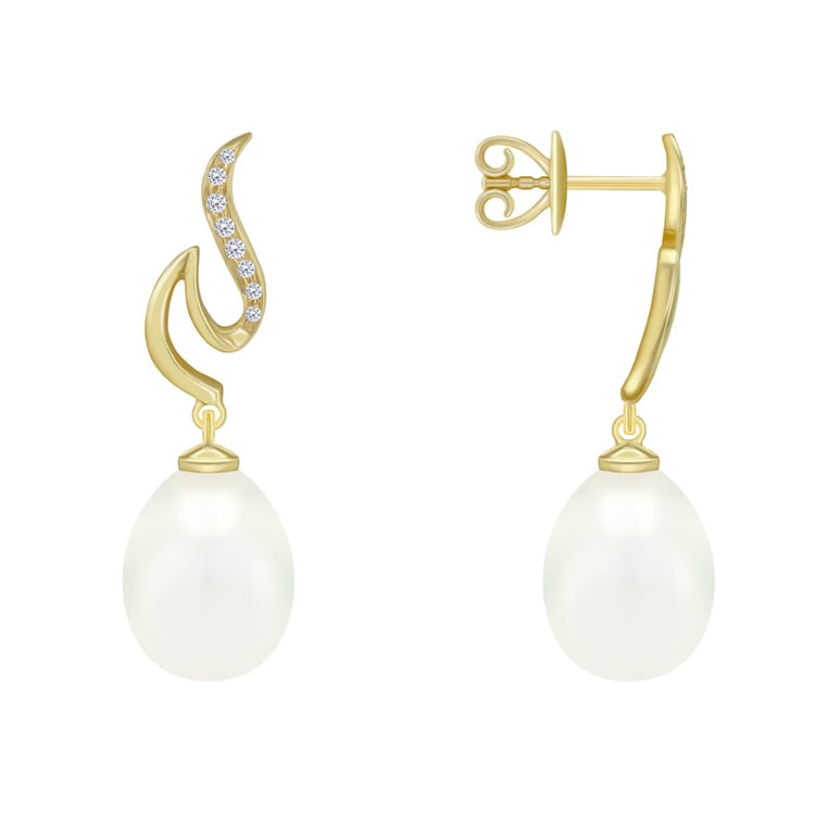 Perlenohrringe 25086