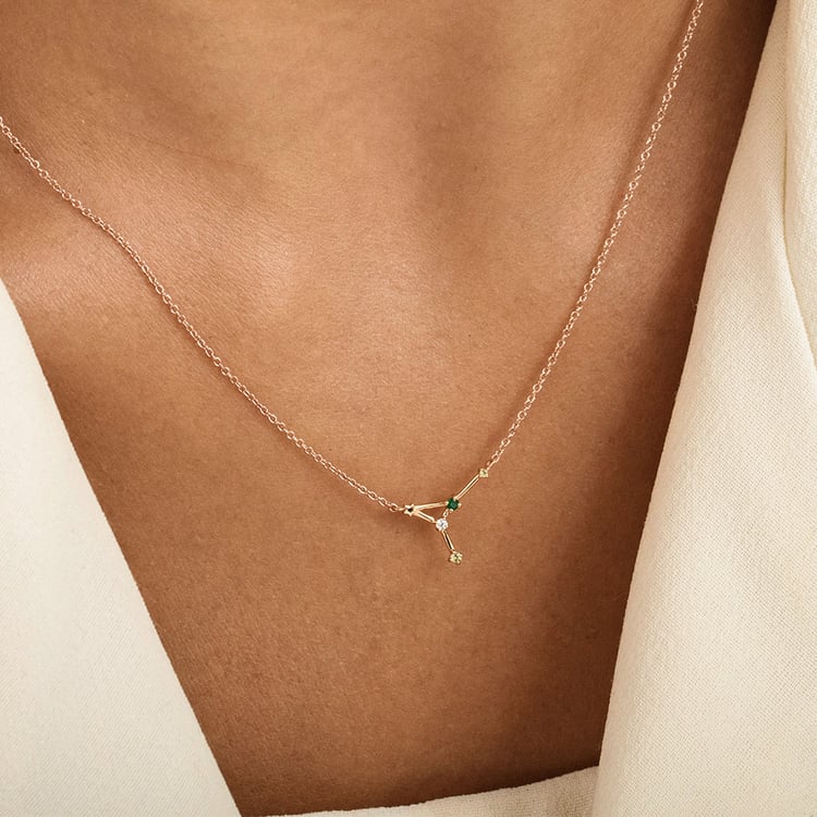 Halskette mit Tierkreiszeichen Cancer 162696