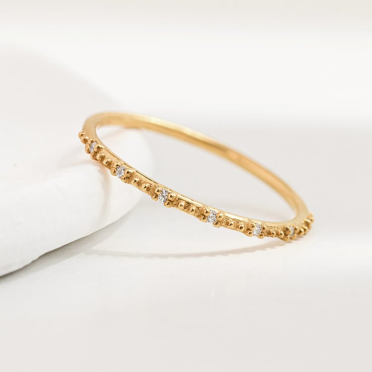 Minimalistischer Ring mit Diamanten Tess 156729