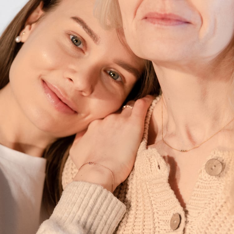 Minimalistisches Armband mit Edelsteinen Ihrer Wahl Joe 119448