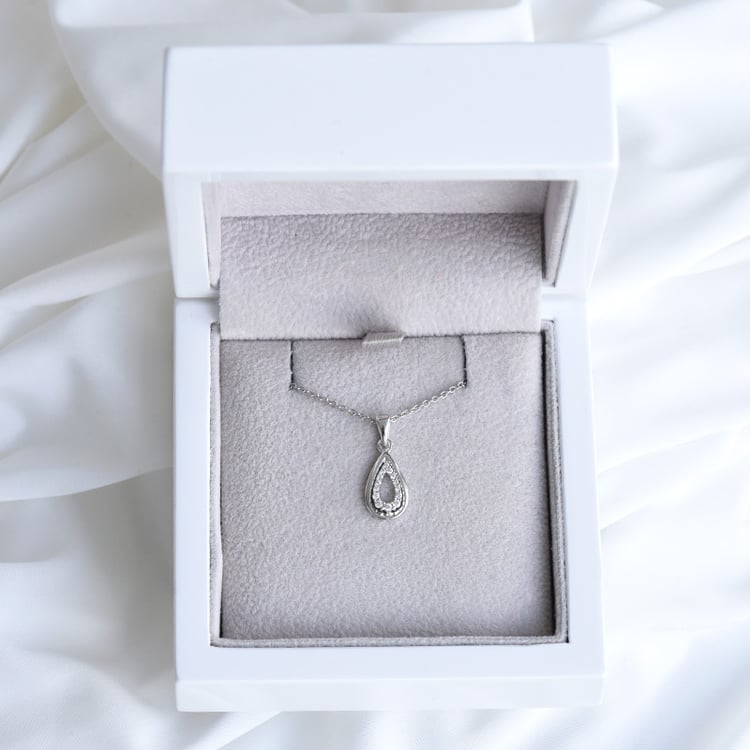 Anhänger in Tropfenform aus Diamanten Hirsh 84937