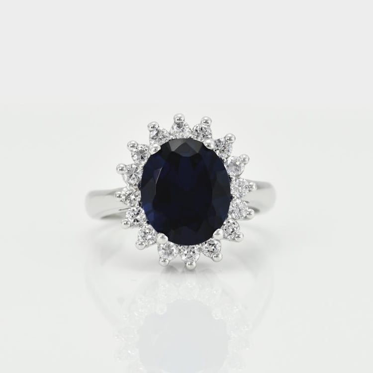 Ring mit Saphir 15897