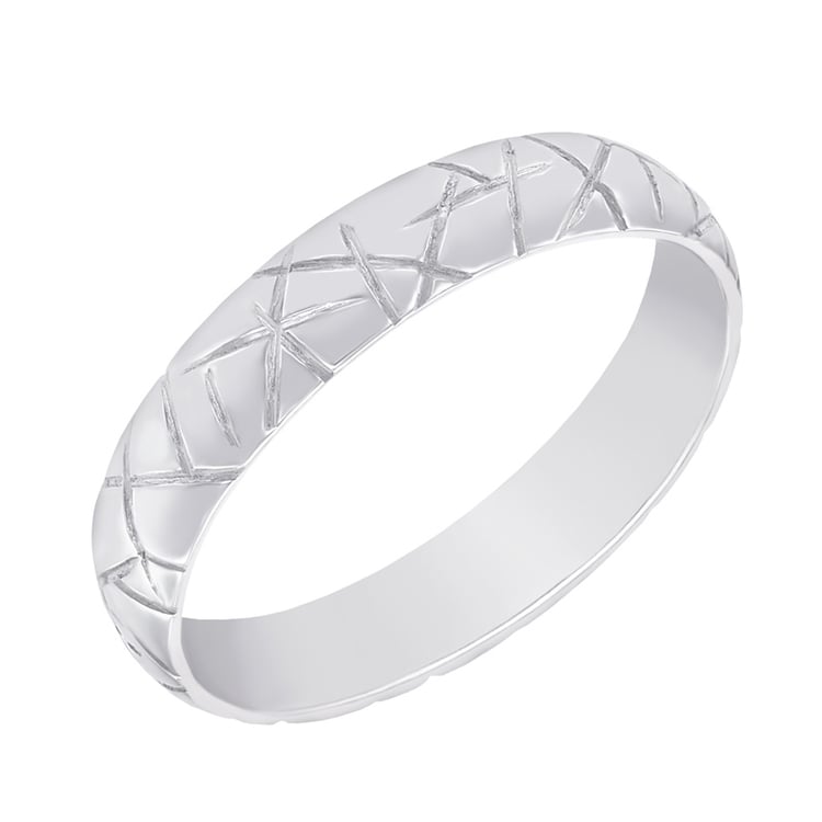 Damenring Rillen rundum 58876