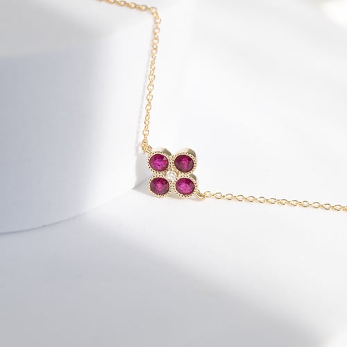 Rubinarmband mit Diamanten Reith