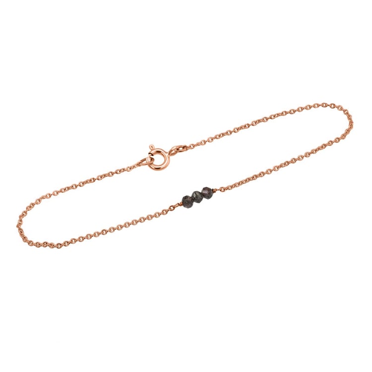 Goldarmband mit salt'n'pepper Diamanten Ulla 101952