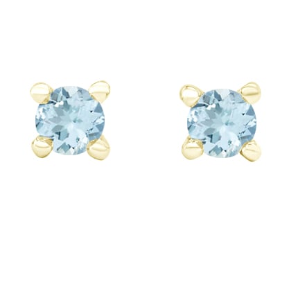 Ohrstecker mit Aquamarin