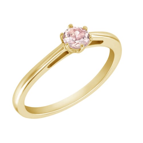 Goldring mit Morganit Rima
