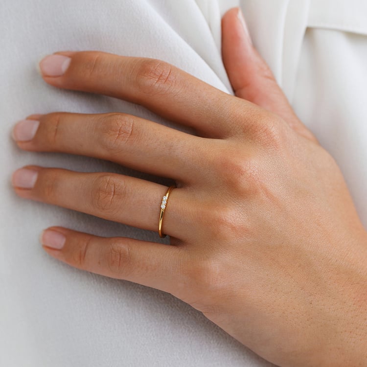 Silberner Diamantring Nicklas 157796