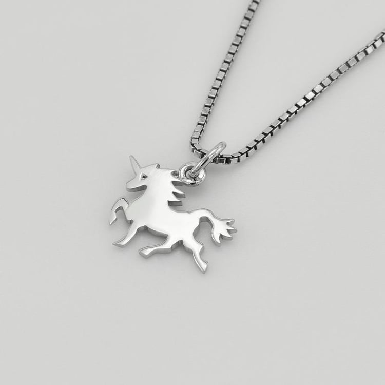 Silberanhänger in Form eines Einhornes 39656