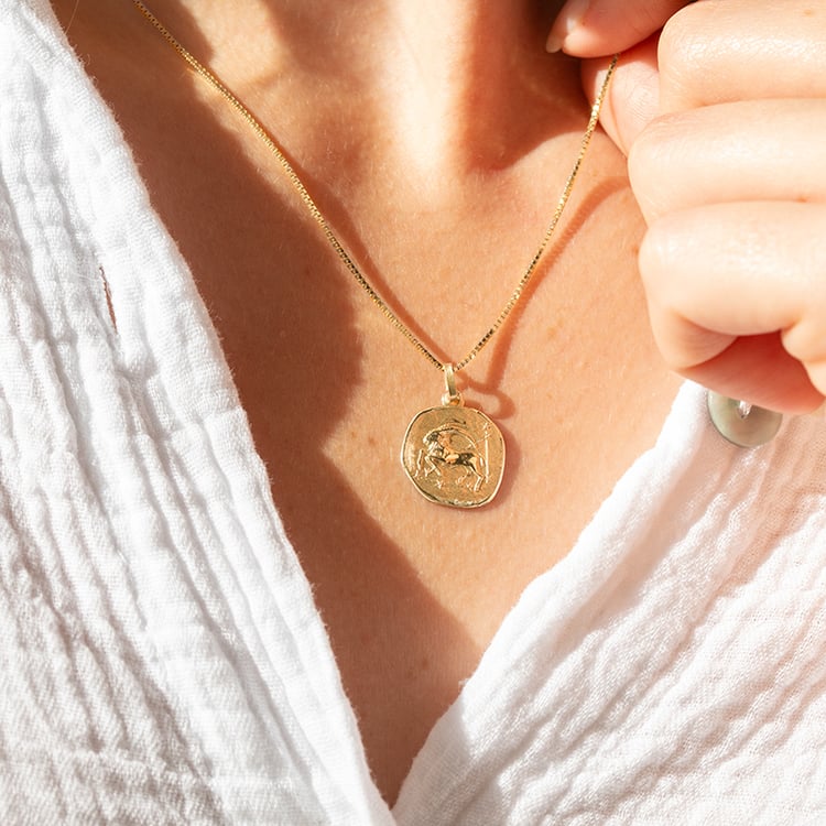 Silberanhänger mit Symbolen des Tierkreiszeichens 145609