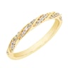 Geflochtener Eternity-Ring mit Diamanten Frances