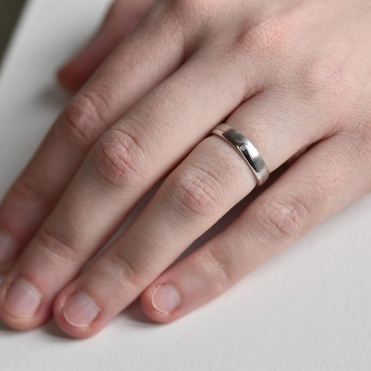 Schlichte Platin-Eheringe Audlin 29328