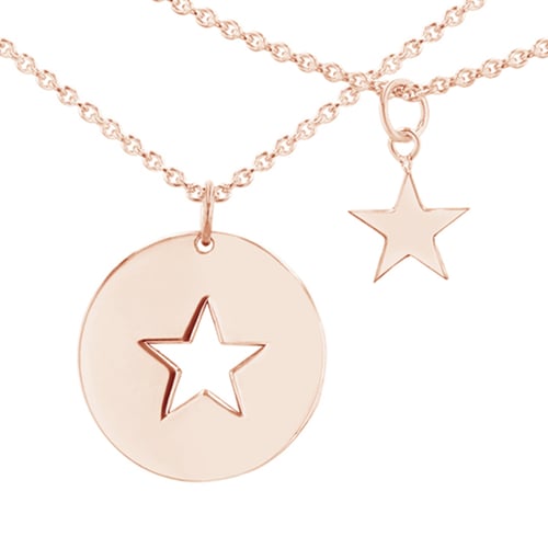 Goldenes Schmuckset mit Stern Pixie