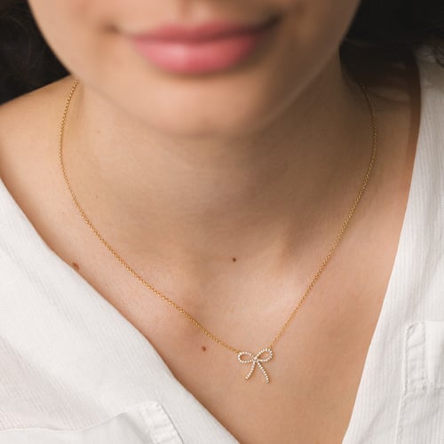 Schleife mit Diamanten Jonina
