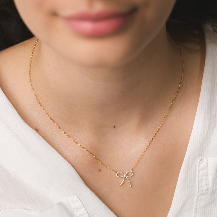 Schleife mit Diamanten Jonina 153841