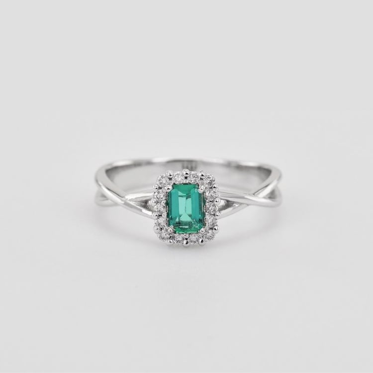 Smaragdring aus Gold 29713