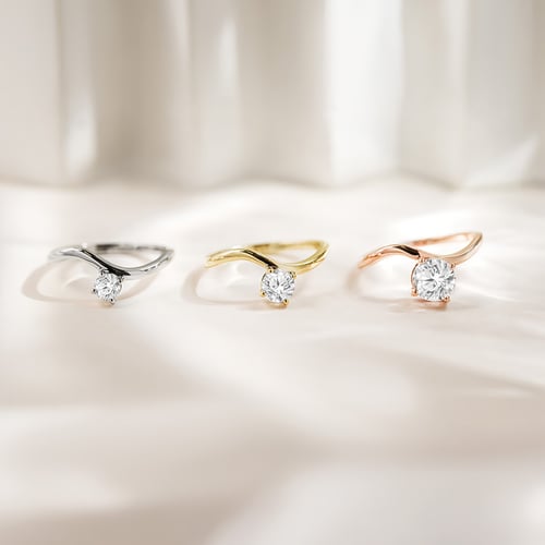 Verlobungsring mit einem Lab Grown Diamanten Lyra