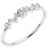Cluster Ring mit funkelnden Diamanten Percy