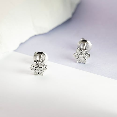 Elegante Diamantohrringe Svetlana