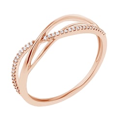 Unkonventioneller Ring mit Lab Grown Diamanten Izabelle
