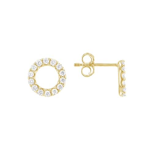 Karma-Ohrringe mit Lab Grown Diamanten Leonas