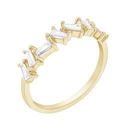 Ring mit Baguette-Diamanten Egino