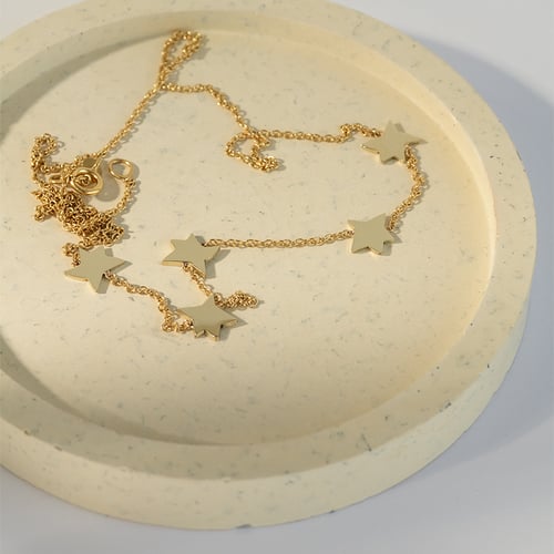Silbernes Schmuckset mit Sternen Der kleine Prinz