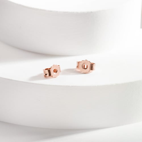 Ohrring Stecker Verschluss aus Roségold Lora