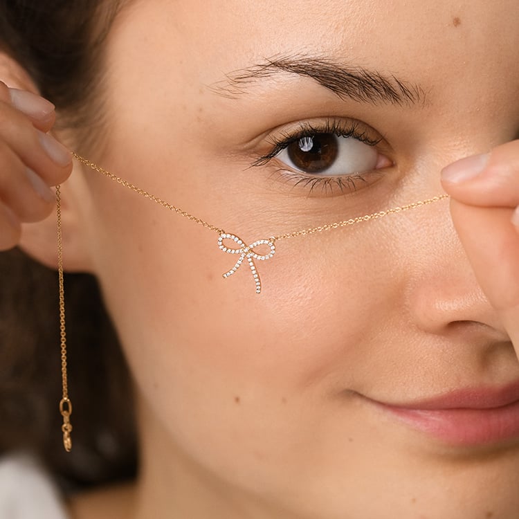 Schleife mit Diamanten Jonina 153843